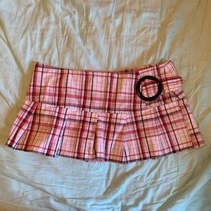 Lipsy Plaid Skirt